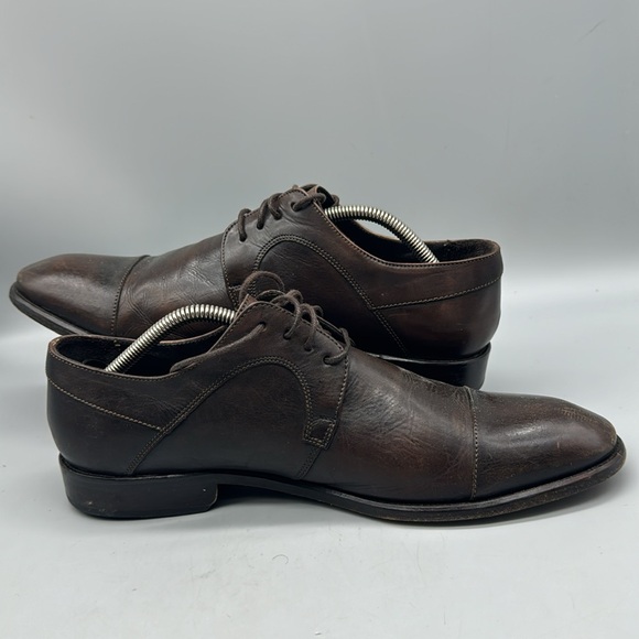 John Varvatos Leather lace up shoes - Picture 2 of 7